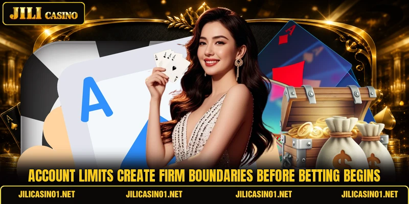 Account limits create firm boundaries before betting begins Account limits create firm boundaries before betting begins