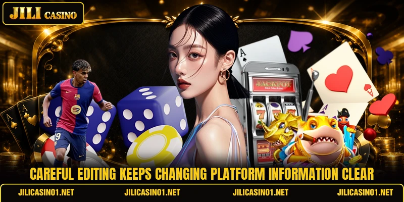 Careful editing keeps changing platform information clear Careful editing keeps changing platform information clear