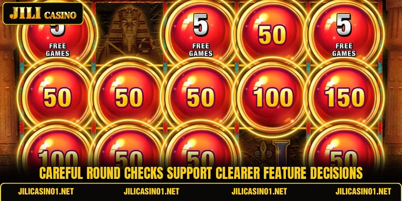Careful round checks support clearer feature decisions Careful round checks support clearer feature decisions