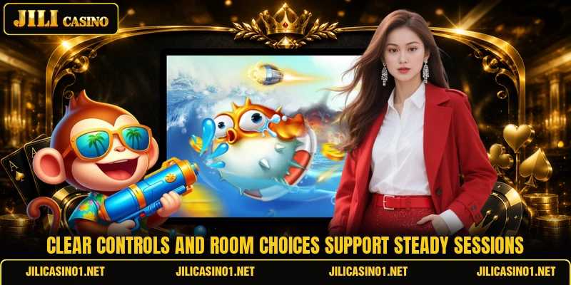 Clear controls and room choices support steady sessions Clear controls and room choices support steady sessions