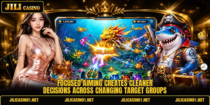 Focused aiming creates cleaner decisions across changing target groups Focused aiming creates cleaner decisions across changing target groups