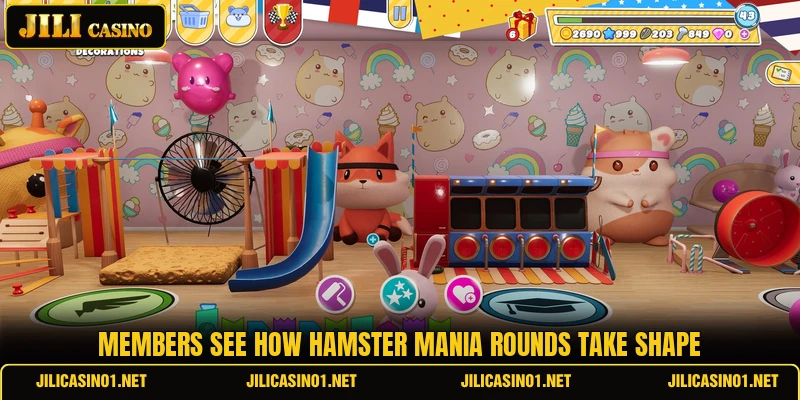 Members see how Hamster Mania rounds take shape Members see how Hamster Mania rounds take shape