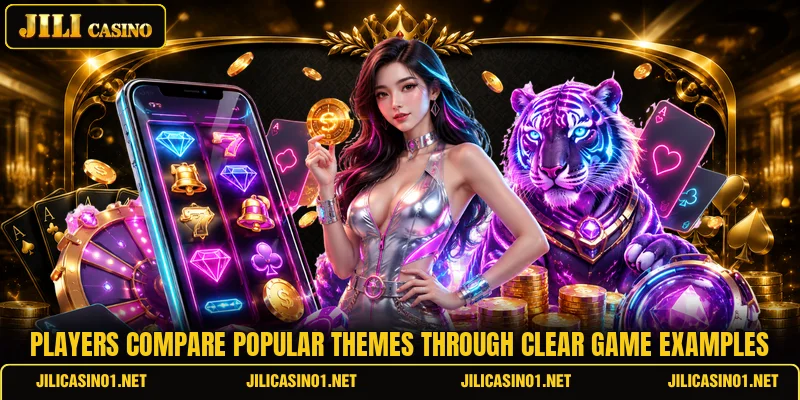 Players compare popular themes through clear game examples Players compare popular themes through clear game examples