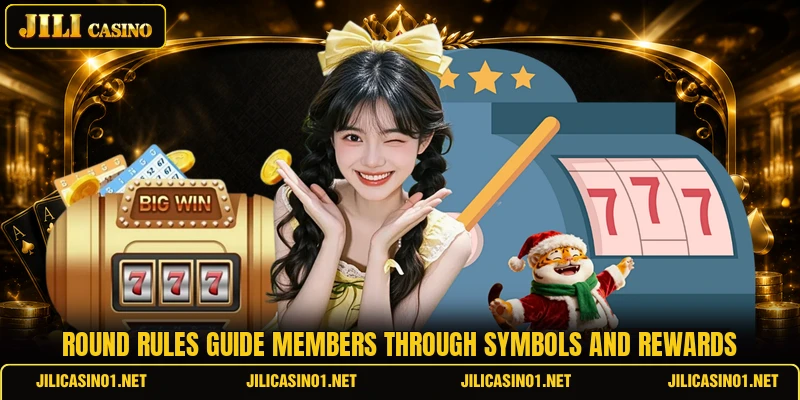 Round rules guide members through symbols and rewards
