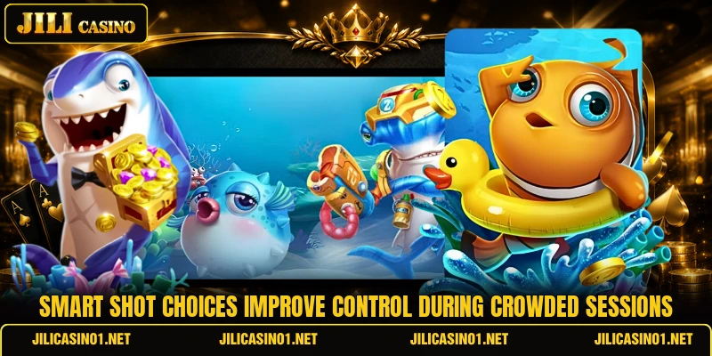 Smart shot choices improve control during crowded sessions Smart shot choices improve control during crowded sessions