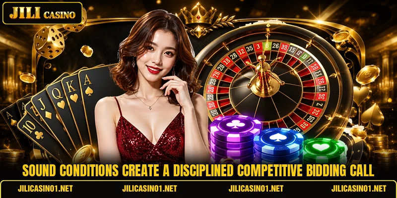 Sound conditions create a disciplined competitive bidding call Sound conditions create a disciplined competitive bidding call