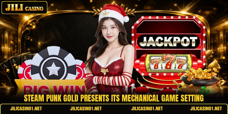 Steam Punk Gold presents its mechanical game setting Steam Punk Gold presents its mechanical game setting