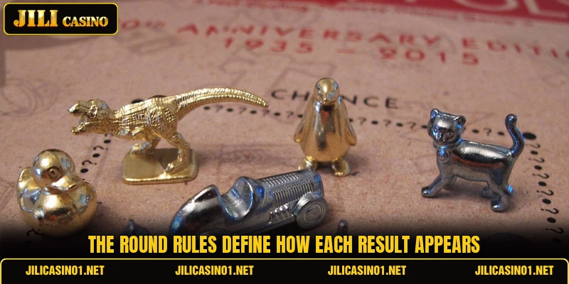 The round rules define how each result appears The round rules define how each result appears